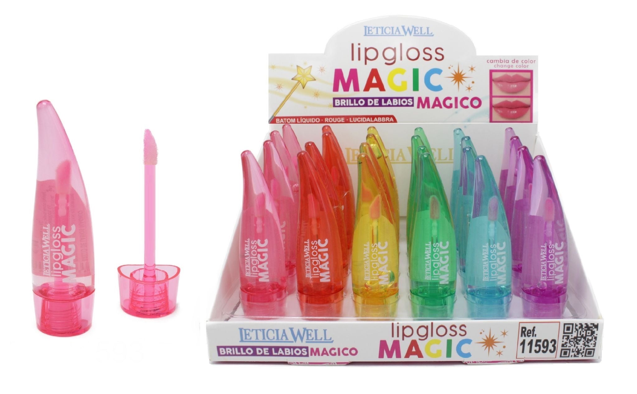 ¿Un brillo que cambia de color? Así es el Lipgloss Magic de Leticia Well