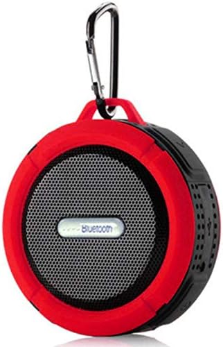 Haut-parleur Bluetooth étanche C6 rouge