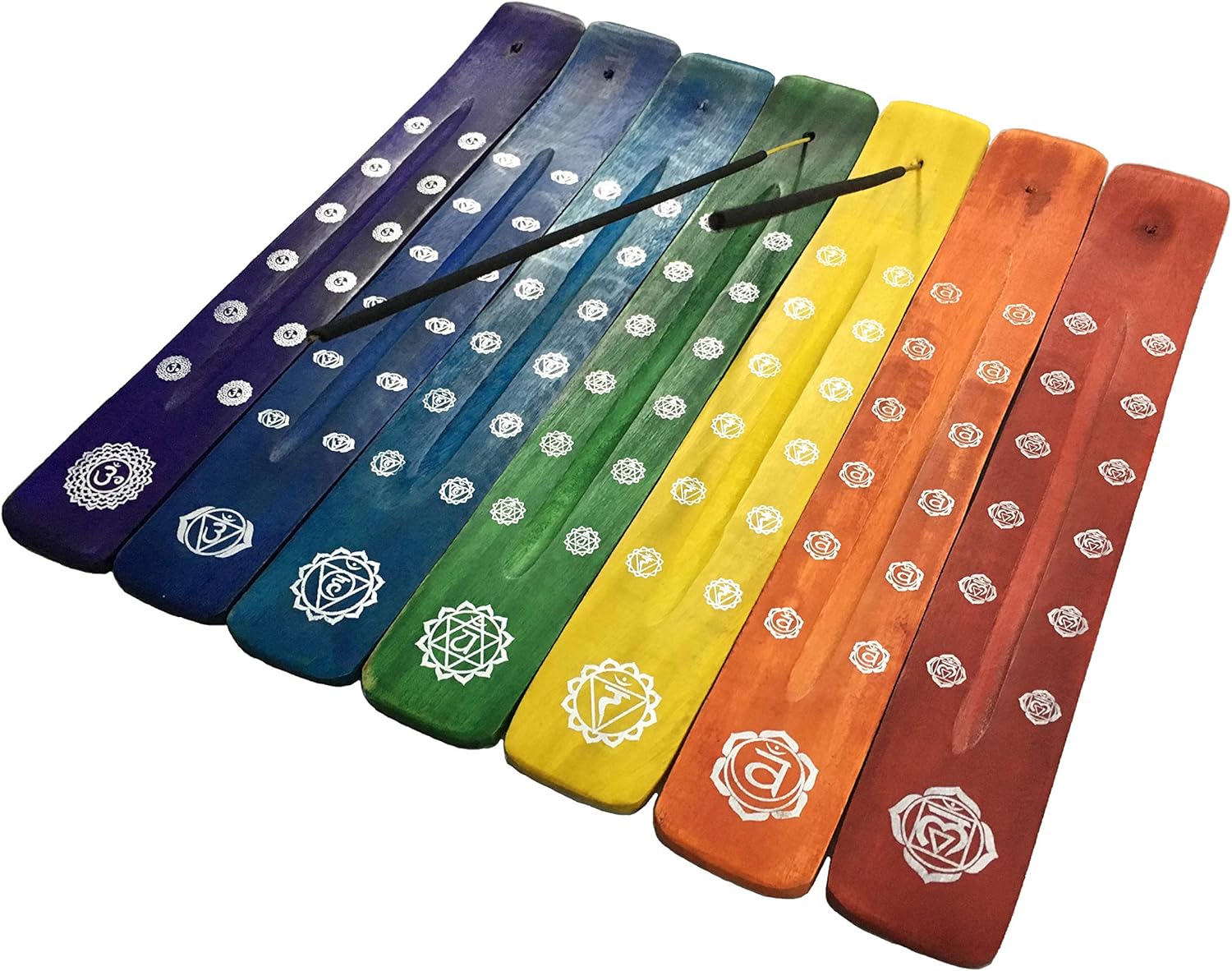 Porta Incienso los 7 Chakras