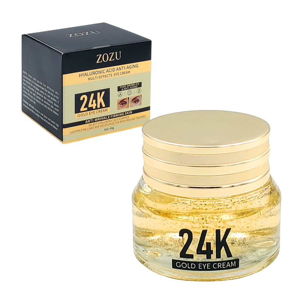 Crema de Ojos con Ácido Hialurónico Oro de 24K