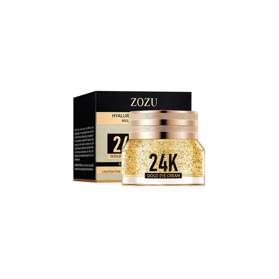Crema de Ojos con Ácido Hialurónico Oro de 24K