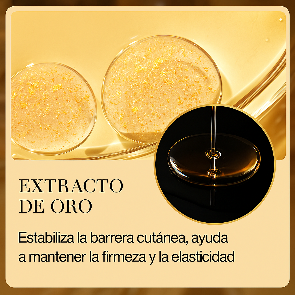 Crema de Ojos con Ácido Hialurónico Oro de 24K
