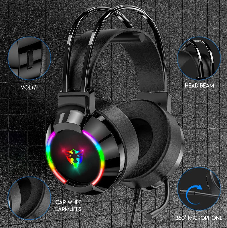Auriculares Gaming G606 LED