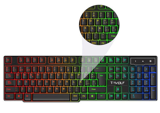 Teclado Gaming T-Wolf T20