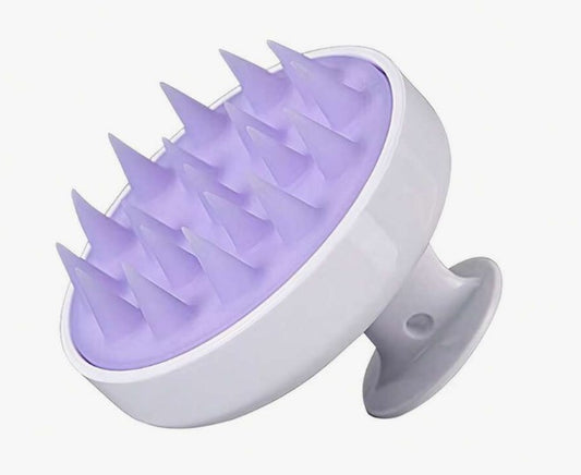 Massageador de couro cabeludo roxo