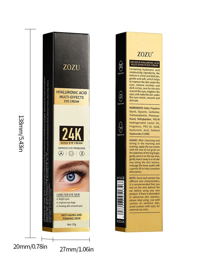 Contorno de Ojos Multiefecto Ácido Hialurónico 24K GOLD