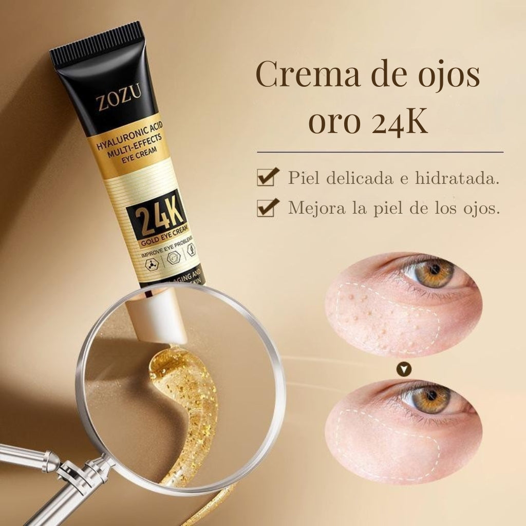Contorno de Ojos Multiefecto Ácido Hialurónico 24K GOLD