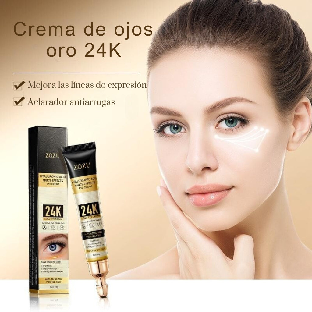 Contorno de Ojos Multiefecto Ácido Hialurónico 24K GOLD
