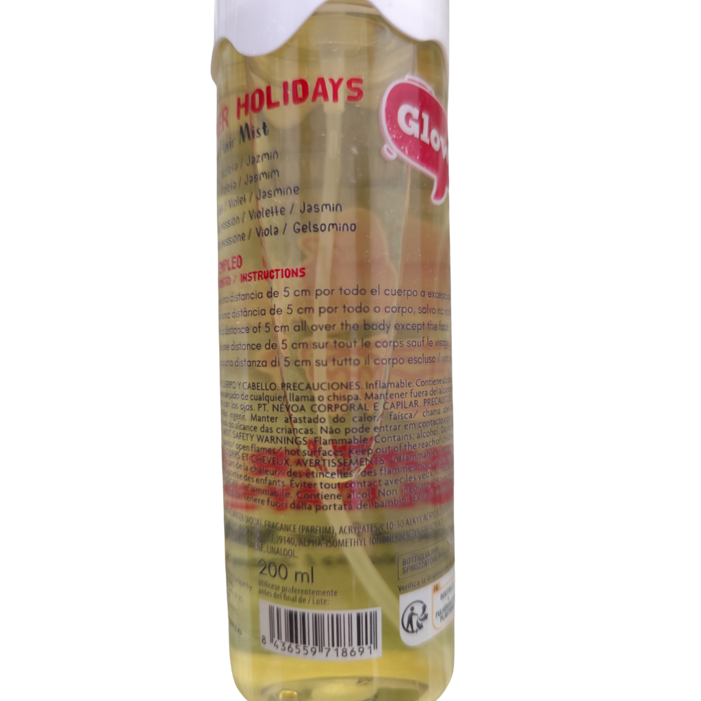 Hair & Body Mist Summer Holidays The Fruit Company