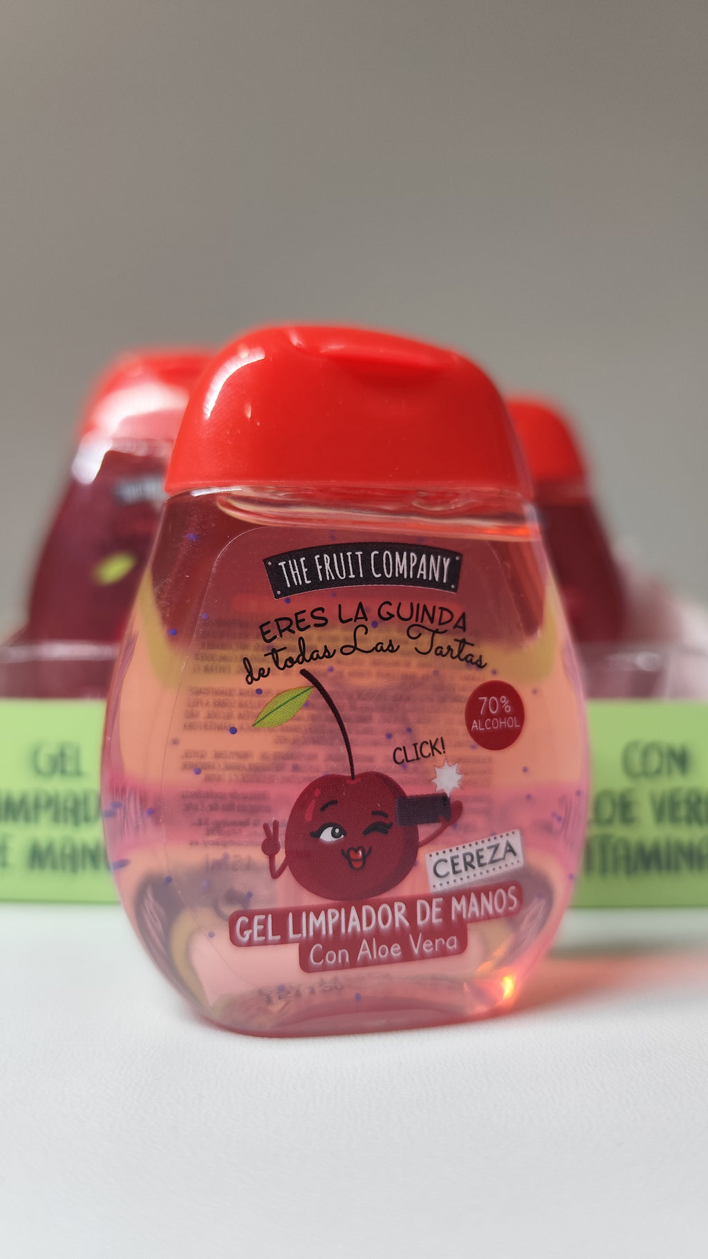 Gel Limpiador Manos Hidroalcohólico Cereza The Fruit Company