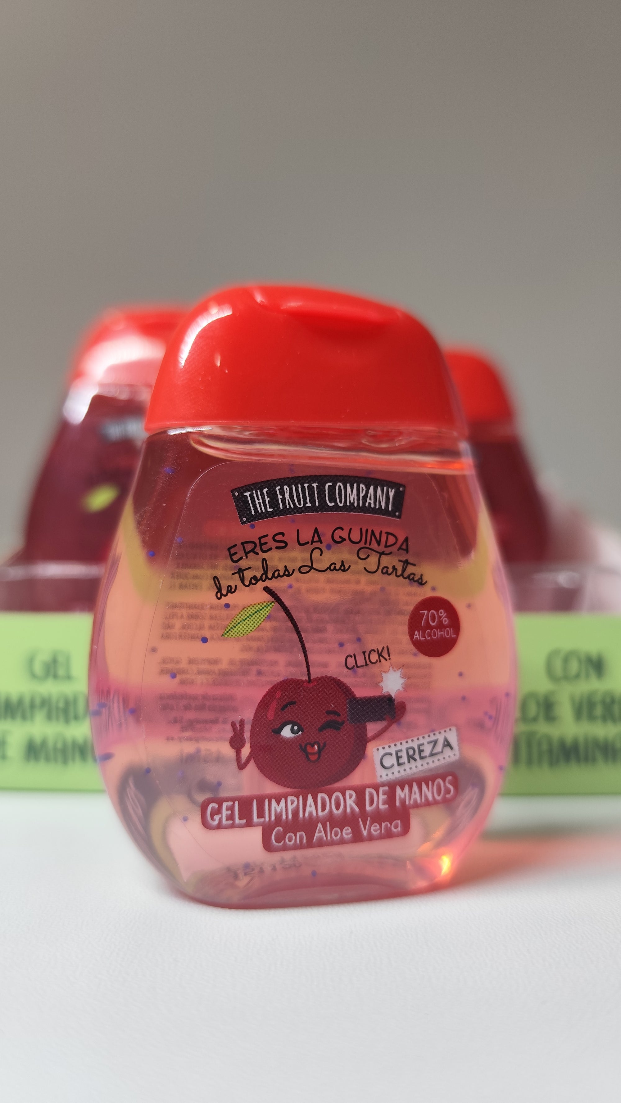 Gel Limpiador Manos Hidroalcohólico Cereza The Fruit Company
