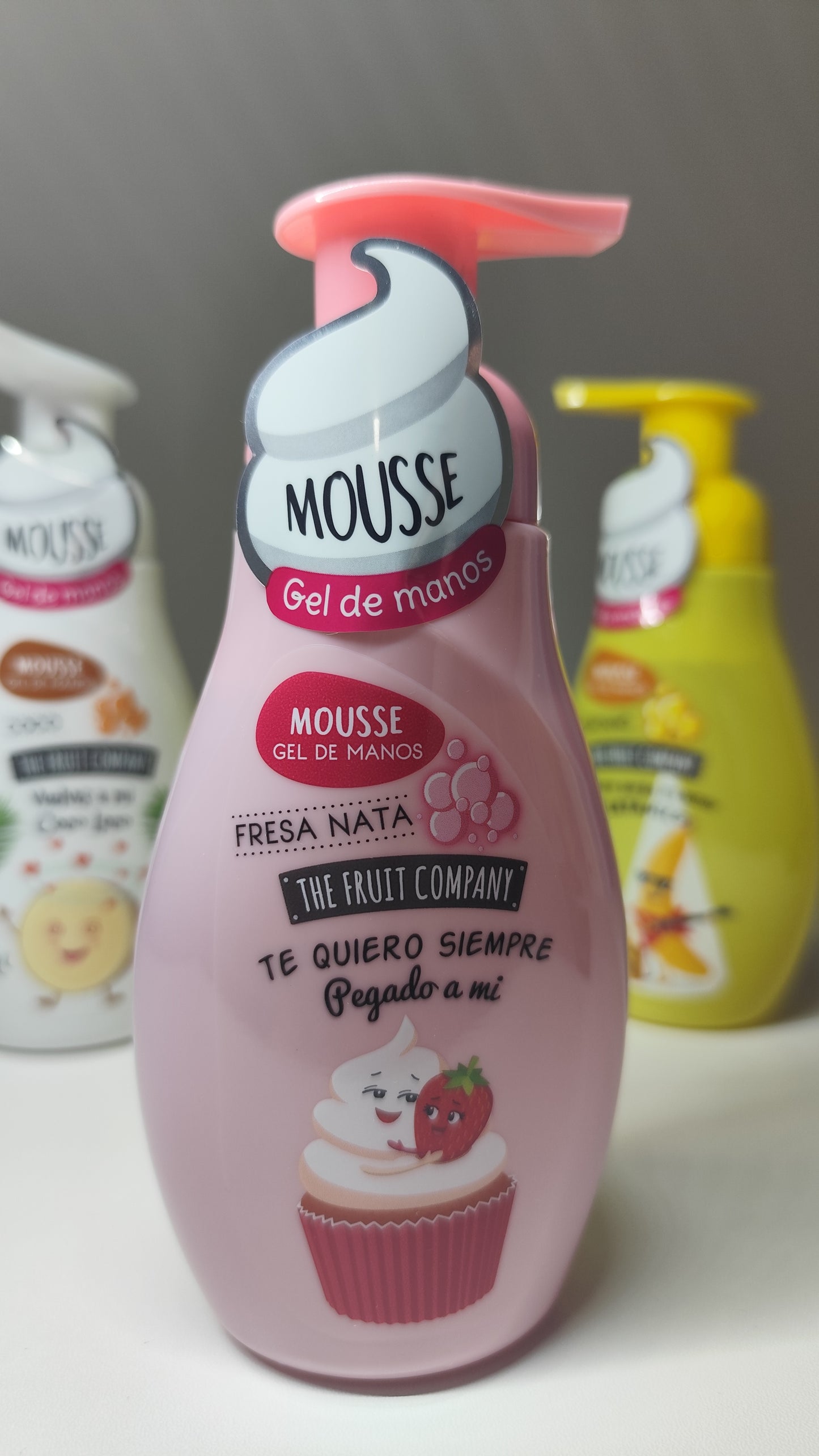 Gel Mousse para Manos Fresa Nata The Fruit Company