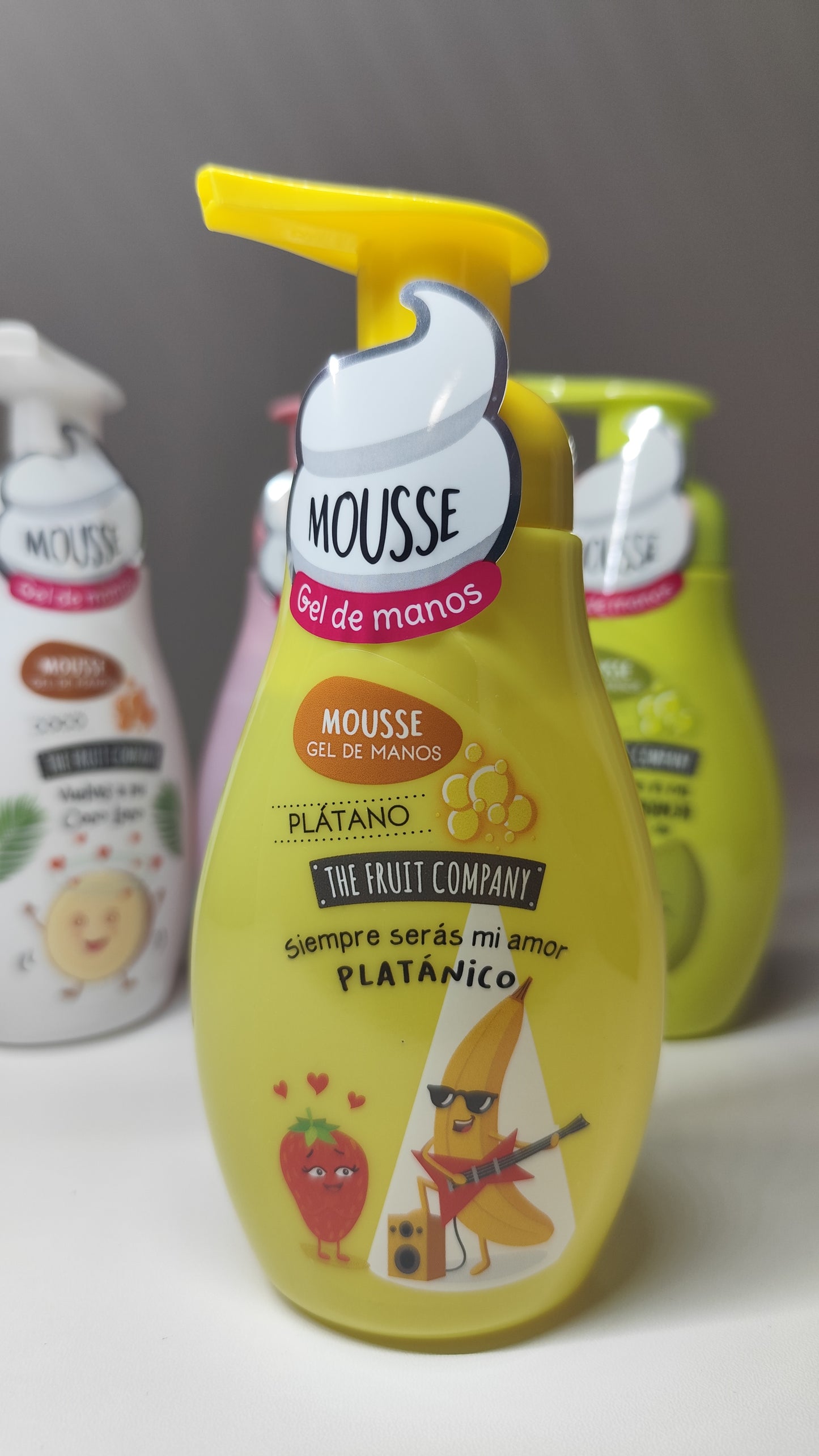 Gel Mousse para Manos Plátano The Fruit Company