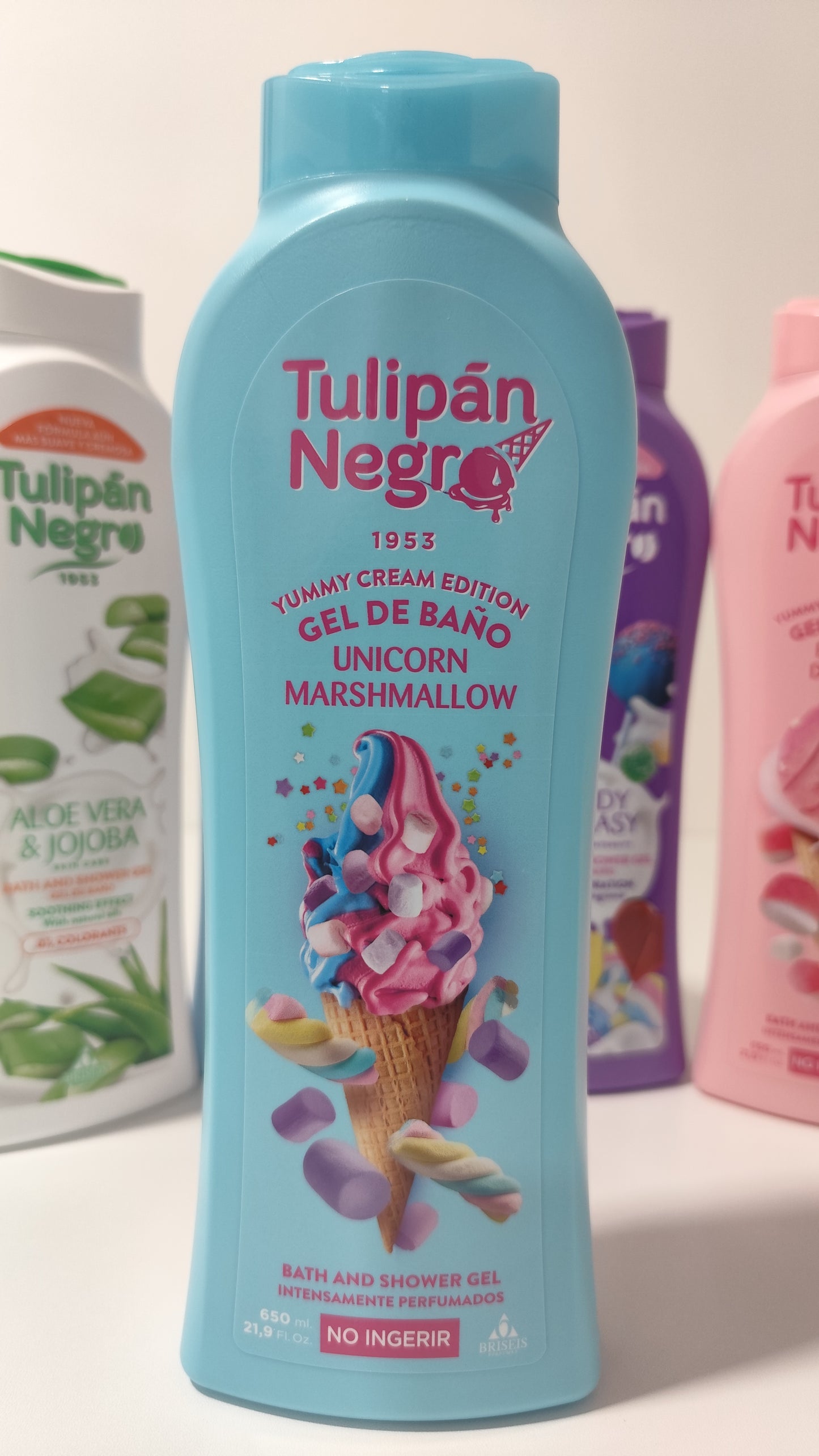 Gel Baño Unicorn Marshmallow Tulipán Negro