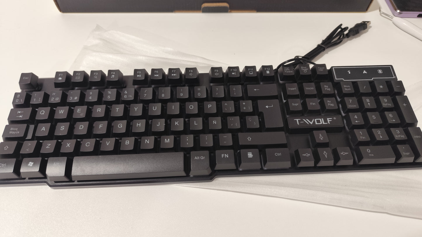 Teclado Gaming T-Wolf T20