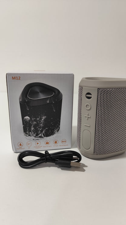 Altavoz Bluetooth M12 Gris