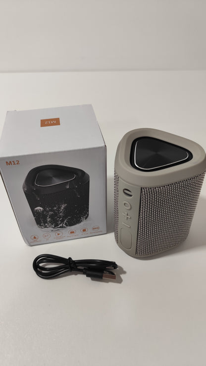 Altavoz Bluetooth M12 Gris