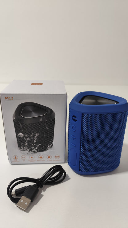 Altavoz Bluetooth M12 Azul