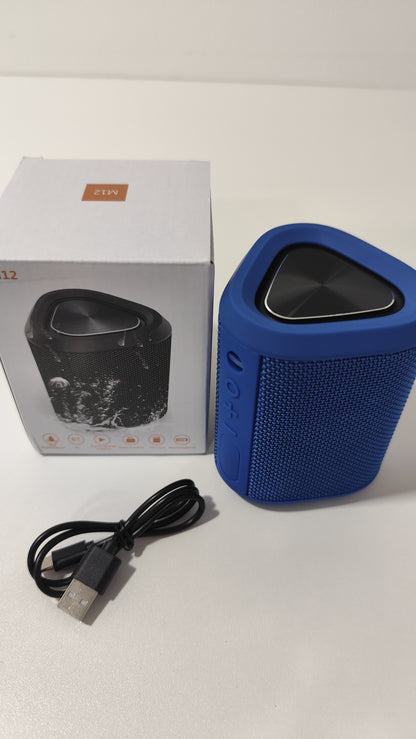 Altavoz Bluetooth M12 Azul