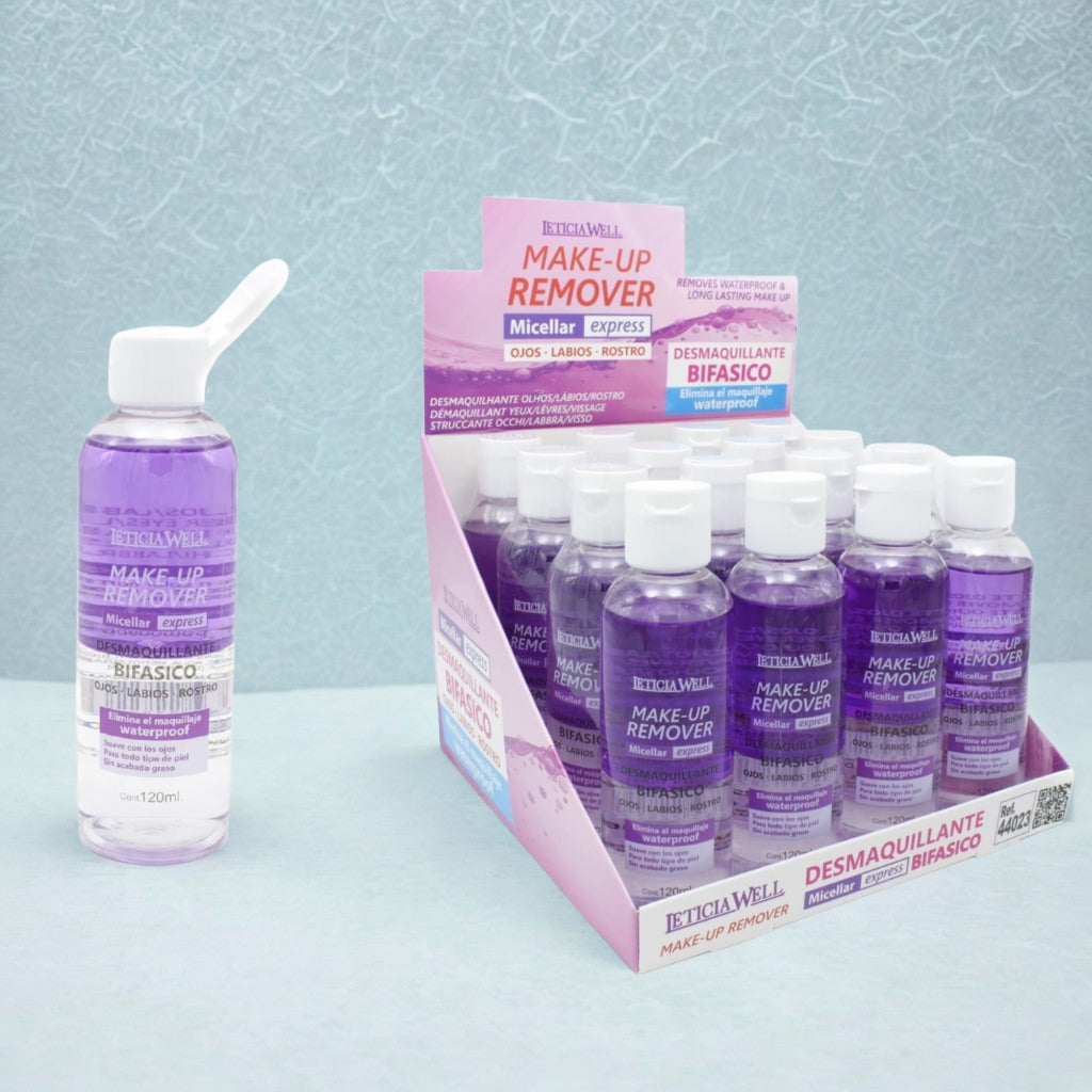 Desmaquillante Bifásico Waterproof Leticia Well