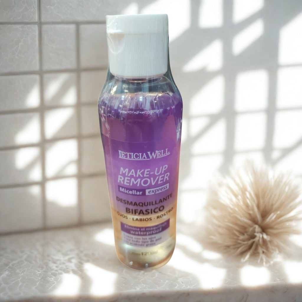 Desmaquillante Bifásico Waterproof Leticia Well