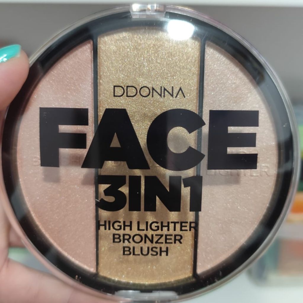Colorete + Iluminador + Bronceador 3 en 1