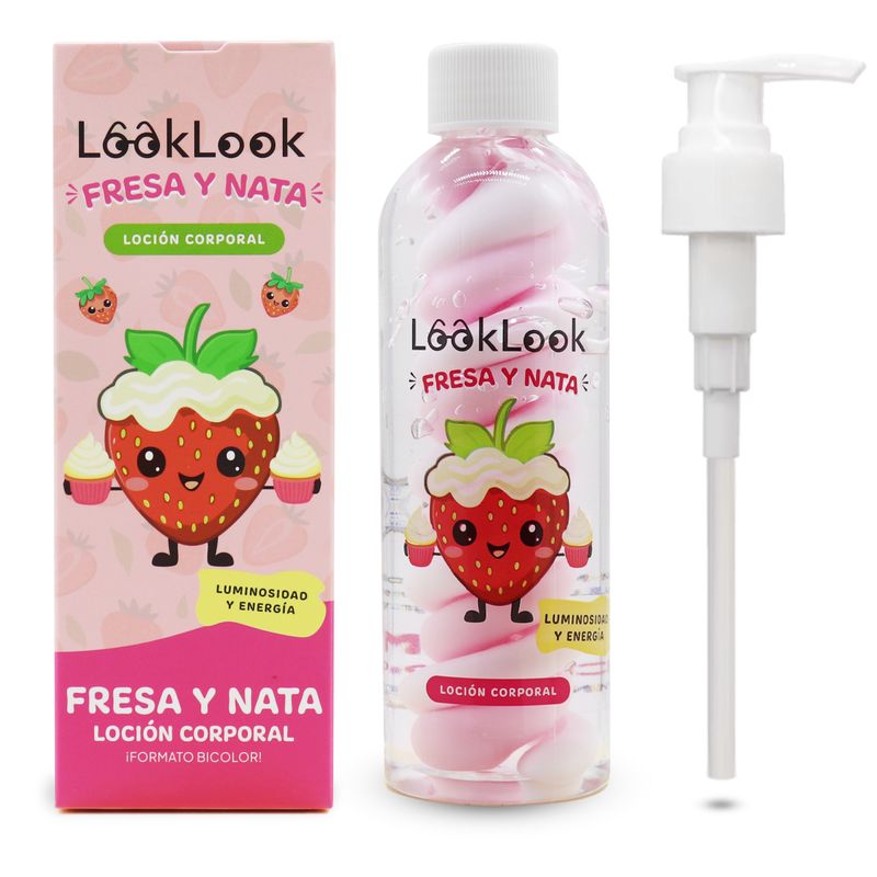 Loción Corporal Fresa y Nata