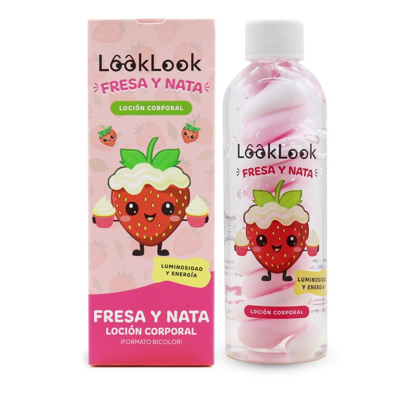 Loción Corporal Fresa y Nata