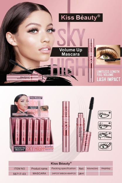 Mascara Pestañas Ultra Volumen Kiss Beauty