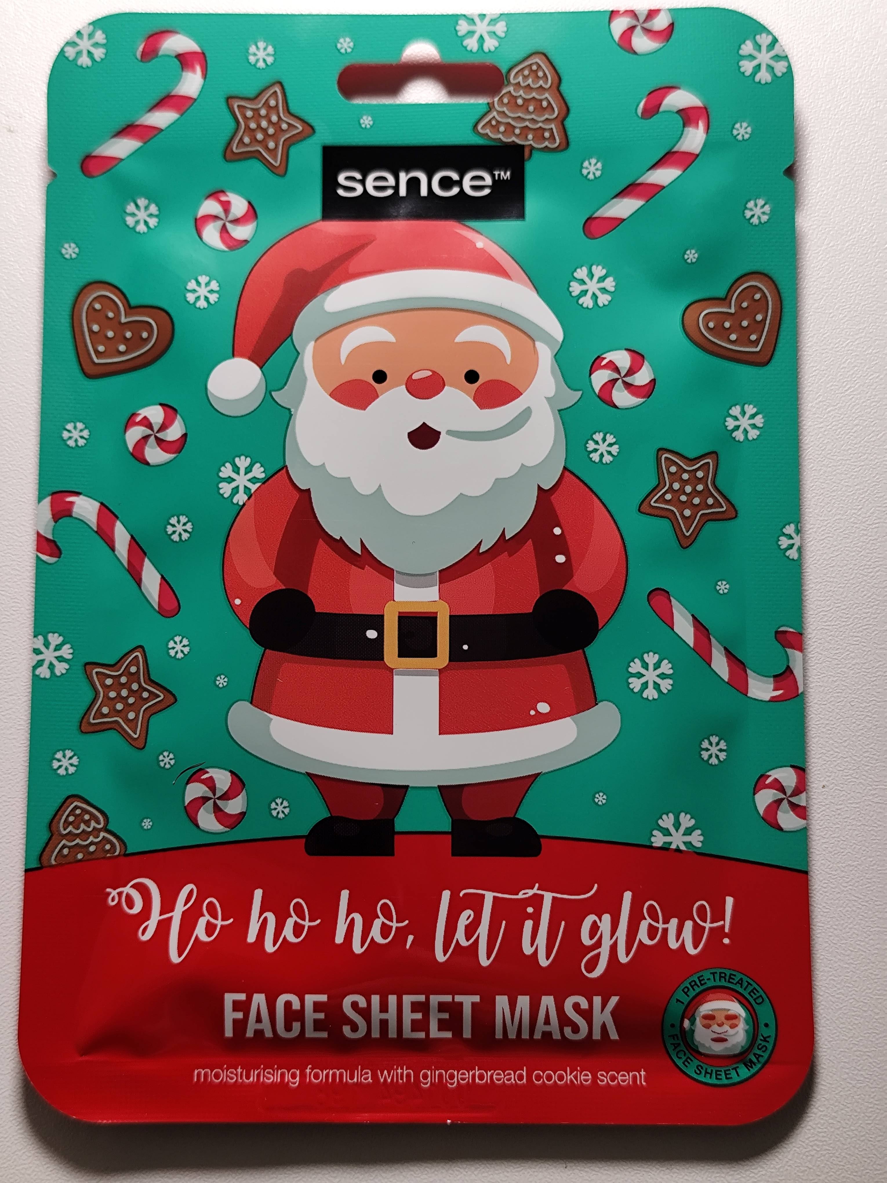 Mascarilla Facial Navideña Sence