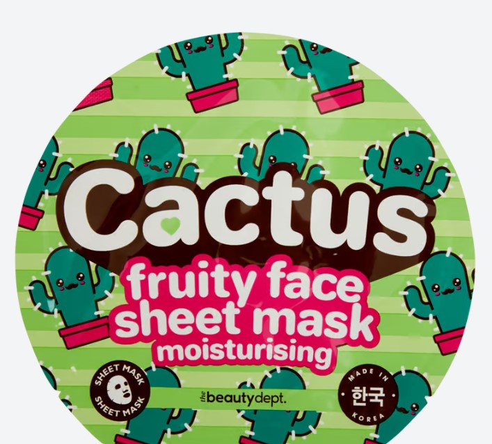 Mascarilla Facial Coreana Cactus The Beauty Dept.