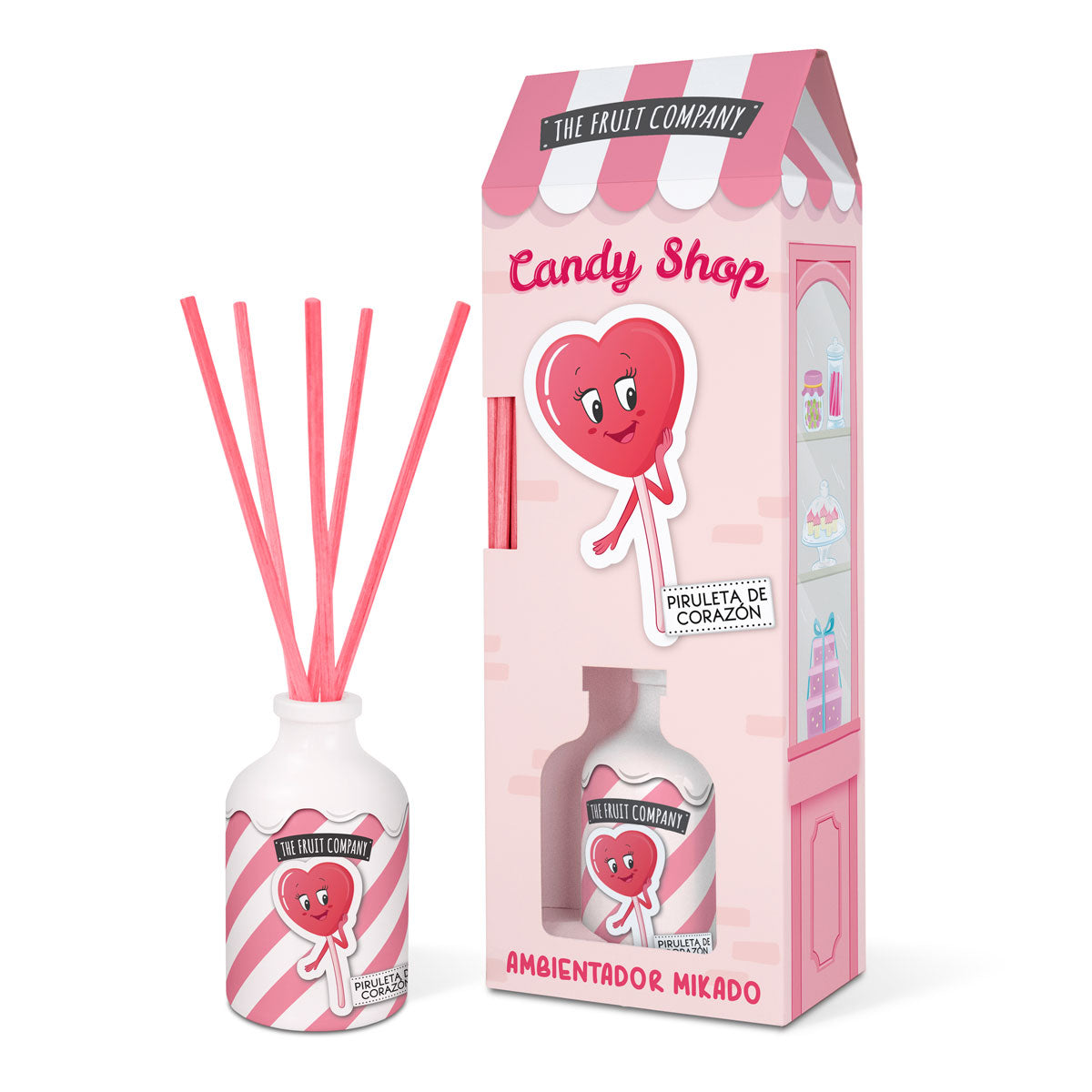 Mikado Piruleta de Corazón de Candy Shop The Fruit Company