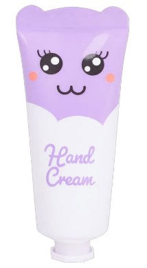 Crème hydratante pour les mains violette Kawaii