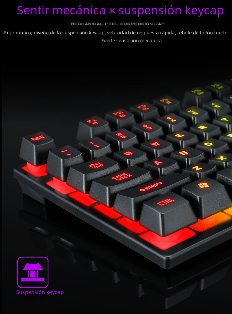 Teclado Gaming T-Wolf T20