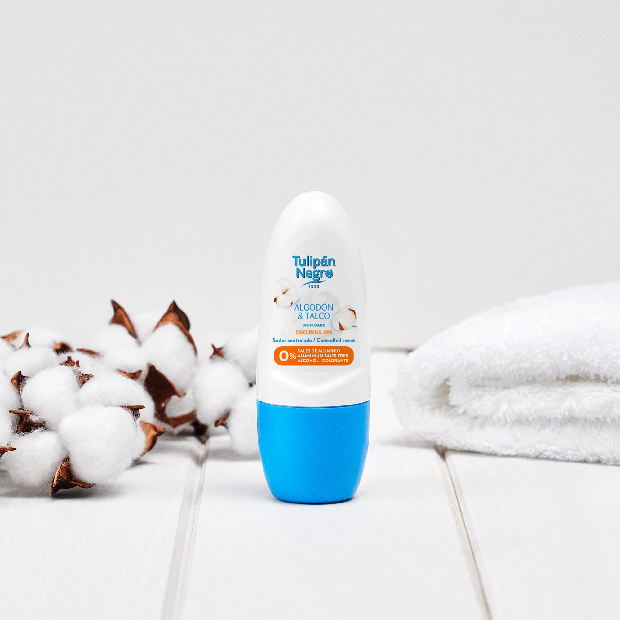 Desodorante Roll-on Algodón & Talco Tulipán Negro