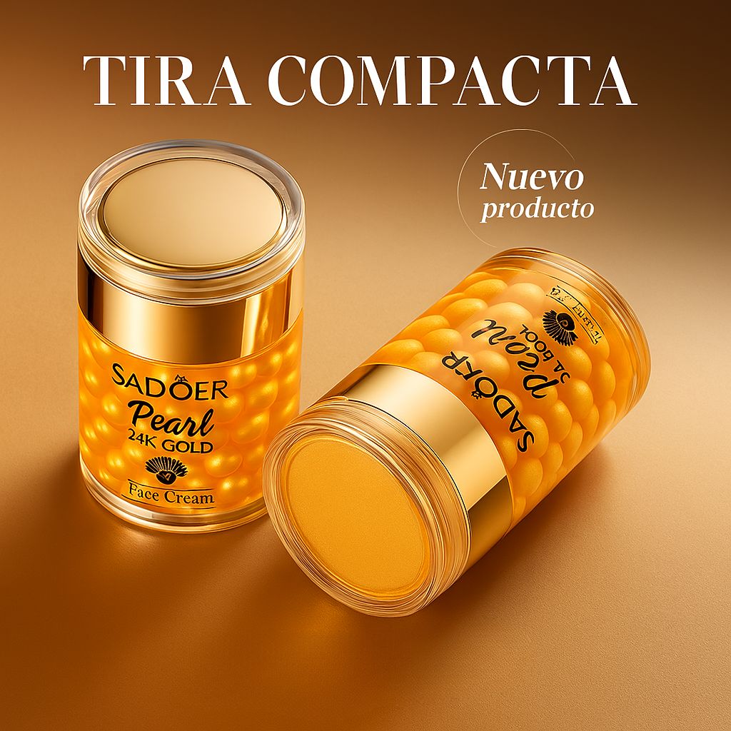 Crema Facial Hidratante y Antiarrugas Pearl 24K Gold