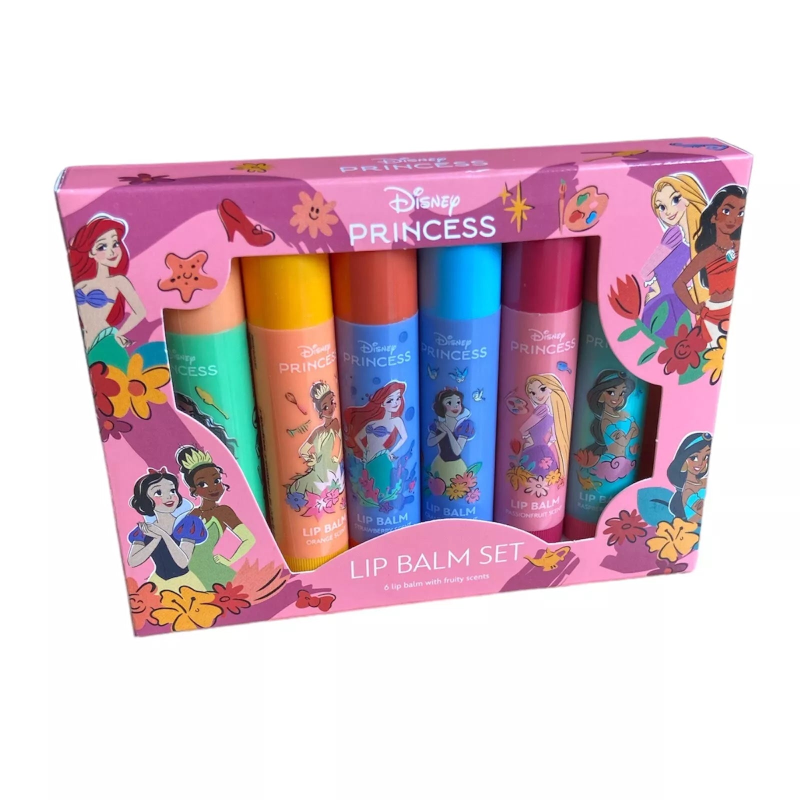 Set de 6 Bálsamos Labiales Princesas Disney