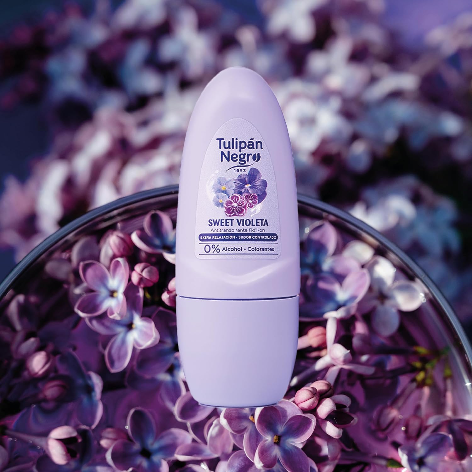 Desodorante Roll-on Sweet Violeta Tulipán Negro