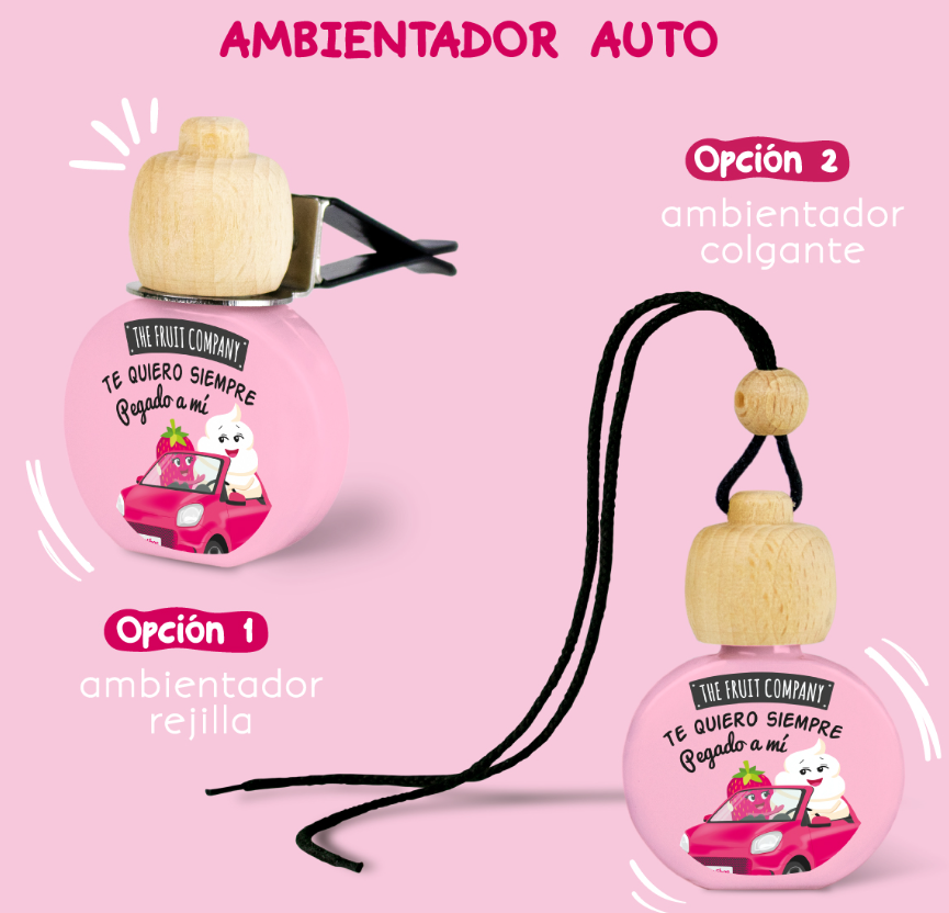 Ambientador Coche Fresa Nata The Fruit Company