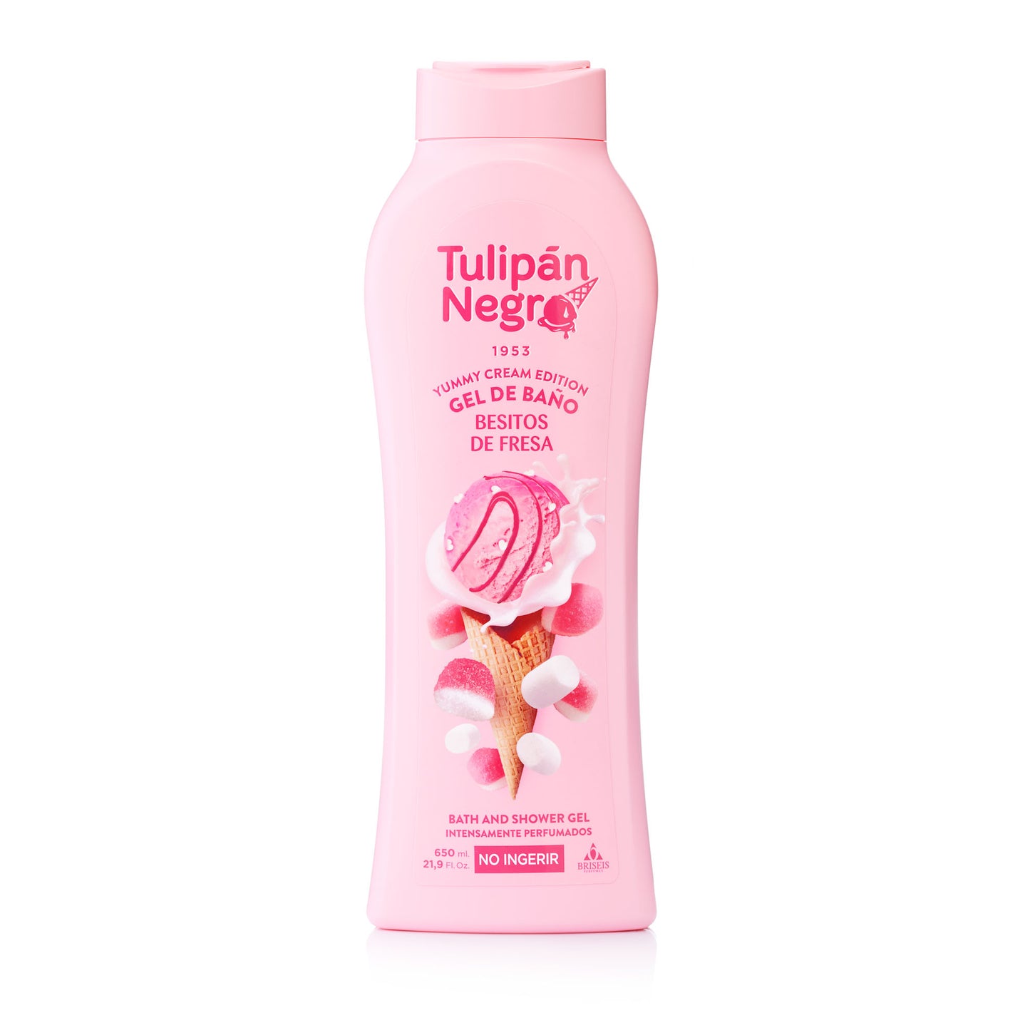 Gel Baño Besitos de Fresa Tulipán Negro