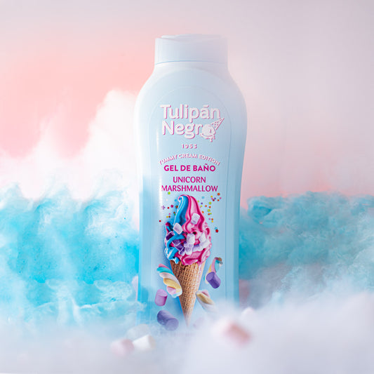 Gel de bain licorne guimauve tulipe noire 