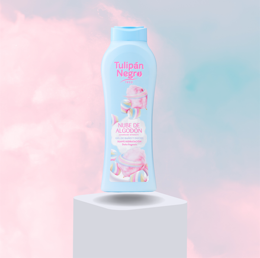 Gel de bain nuage de coton tulipe noire 