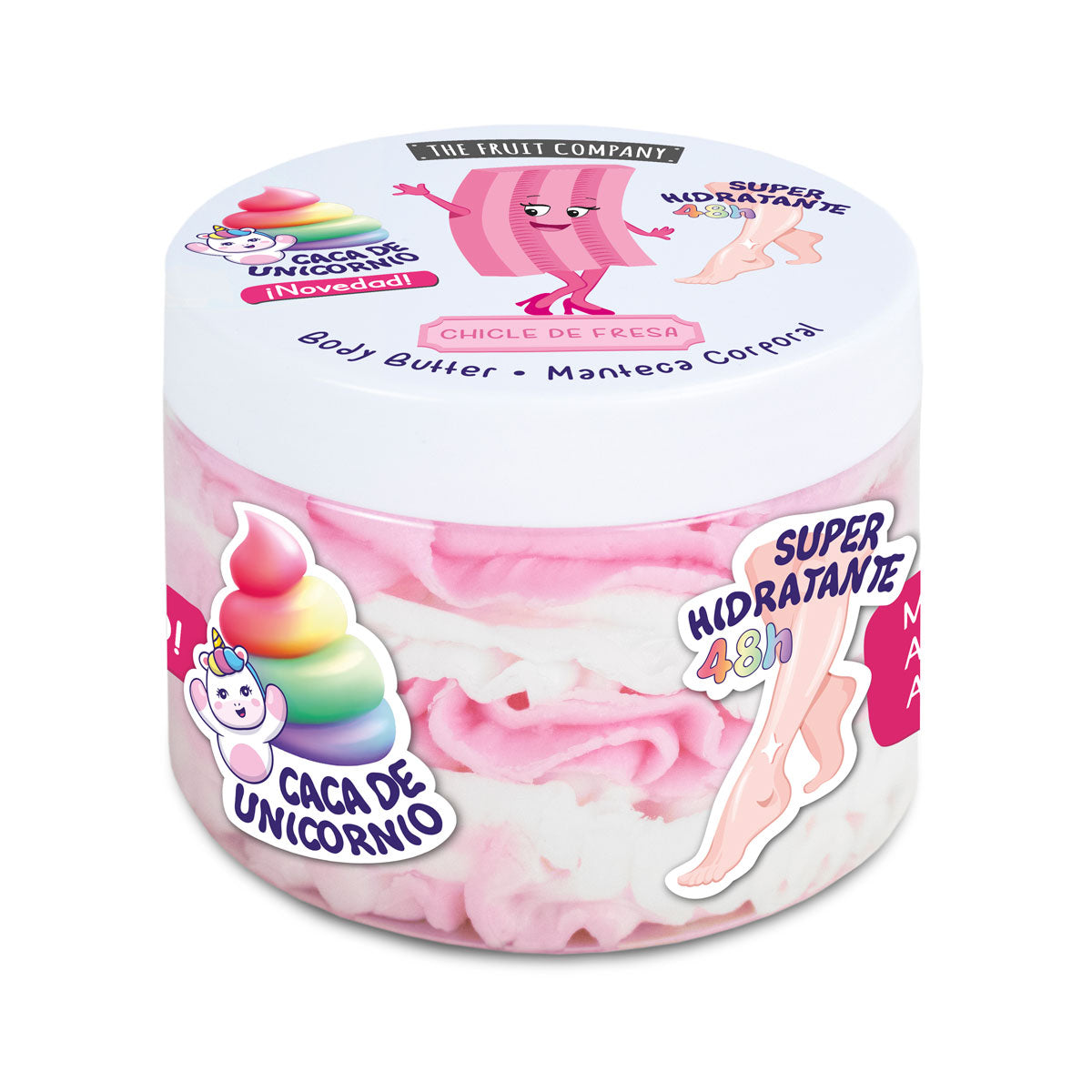Manteca Corporal Chicle de Fresa The Fruit Company
