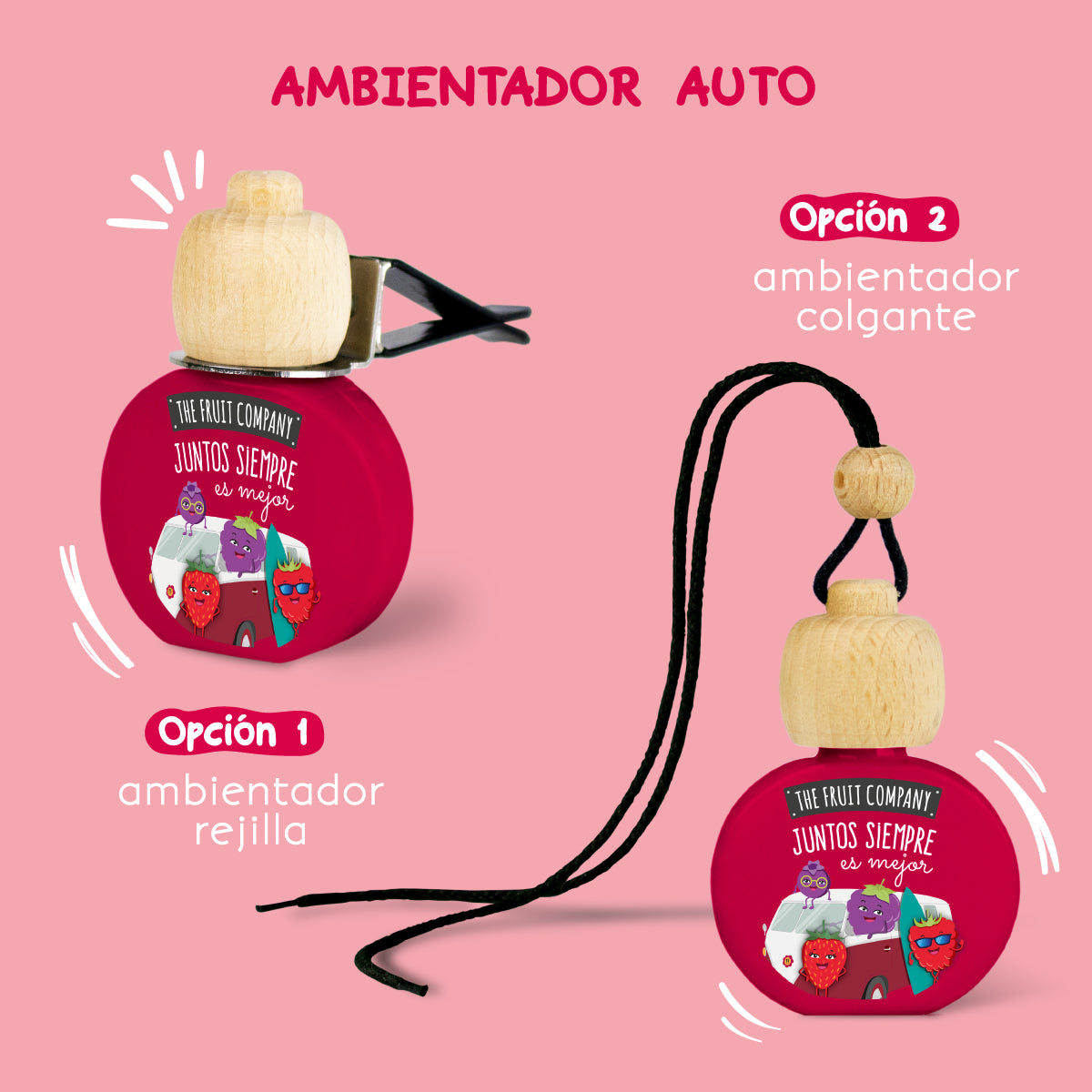 Ambientador Coche Frutos Rojos The Fruit Company