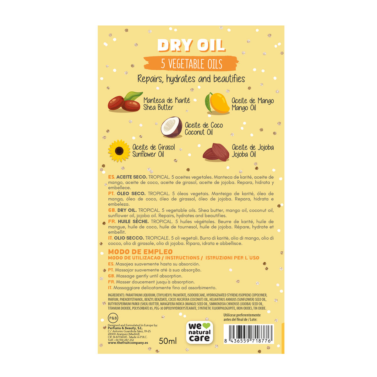 Aceite Seco Tropical The Fruit Company